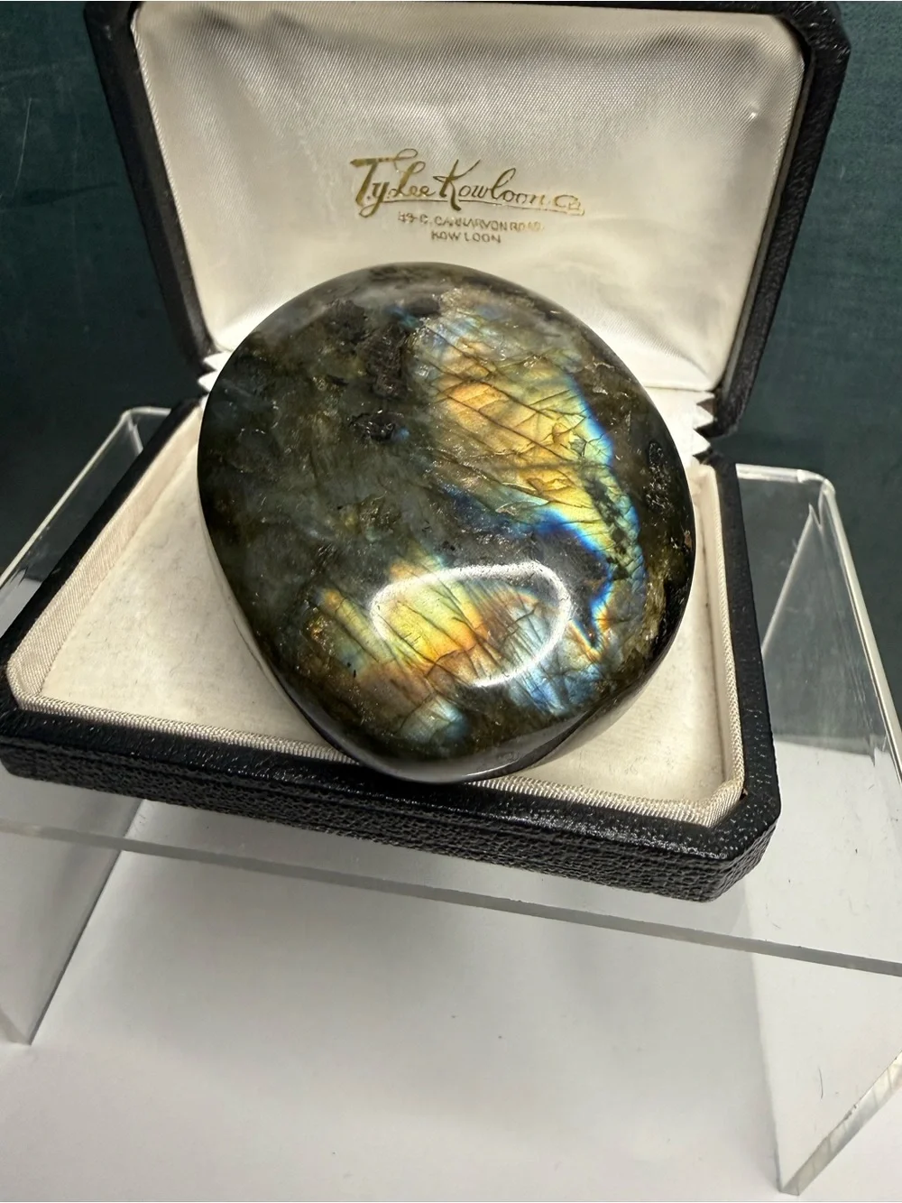 Polished Labradorite Stone w/ Vibrant Blue & Multicolor Flash